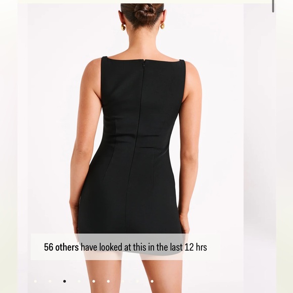 Meshki Black Mini Dress - Picture 3 of 6
